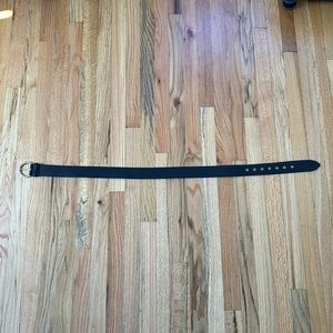 ANINE BING XS/S Black Leather Belt